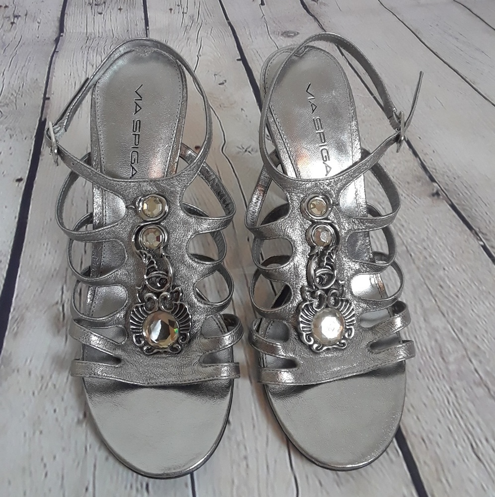 Via spiga heeled sandals